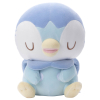 Officiële Pokemon knuffel slapende Piplup Poképeace +/- 30cm Takara tomy